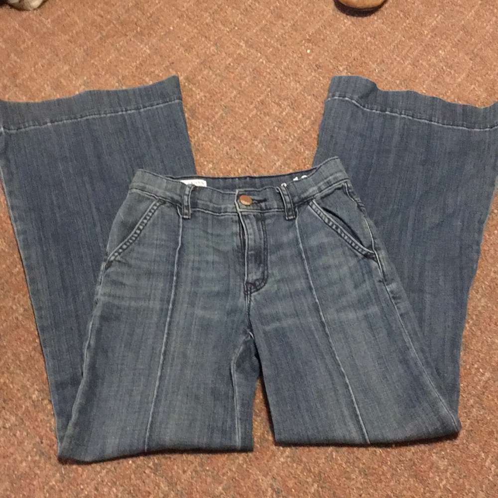 Flare high rise jeans